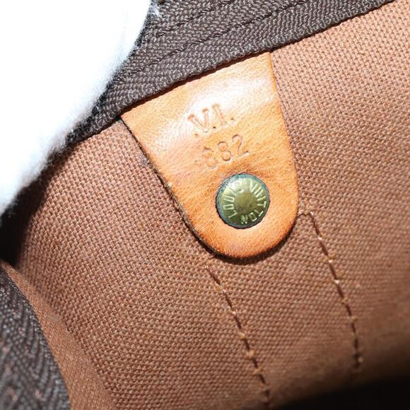 LOUIS VUITTON Monogram Keepall Bandouliere 55 Boston Bag M41414 LV Auth 144984 - Picture 12 of 16